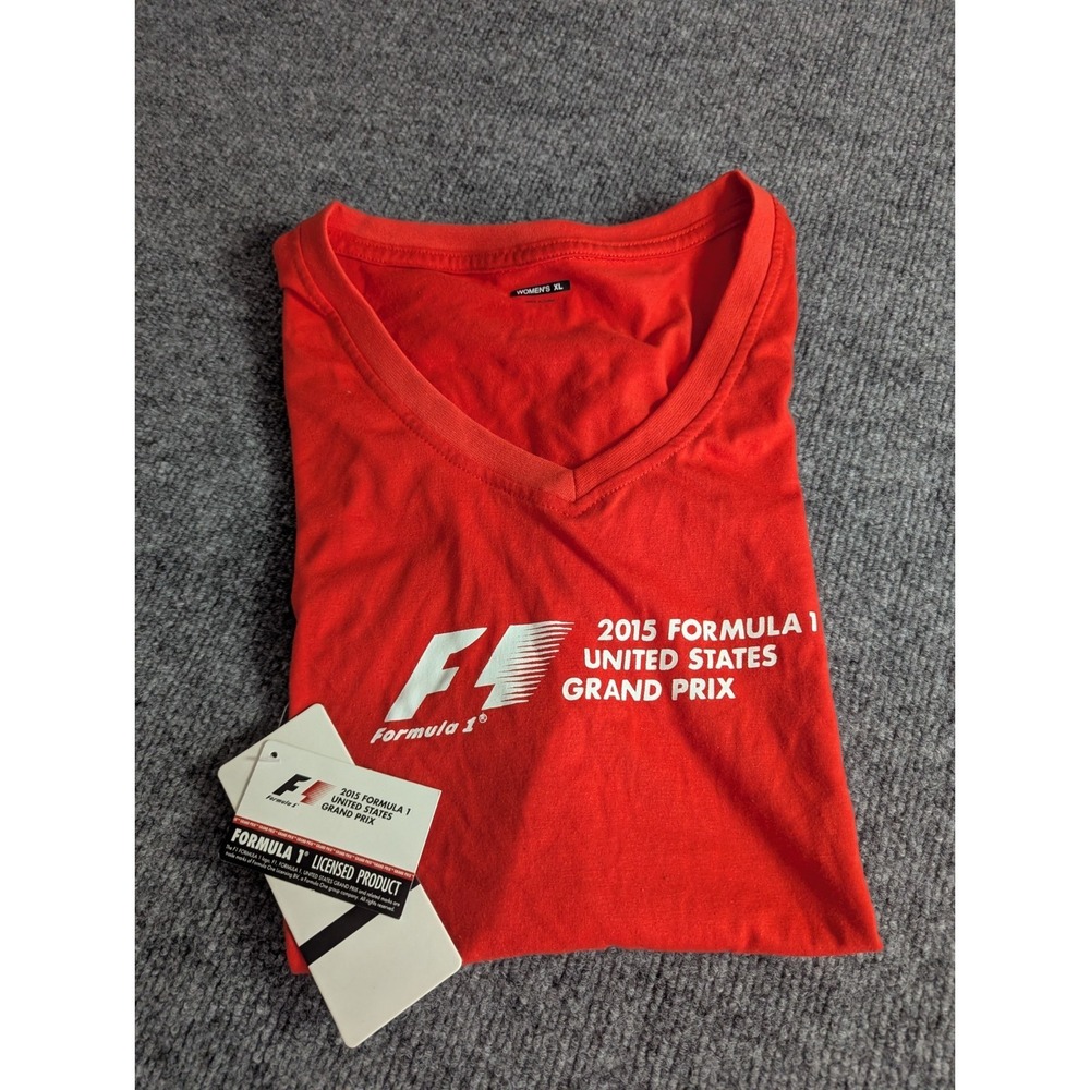 2015 Formula 1 Grand Prix COTA Short Sleeve T-shirt Women's Size XL New
